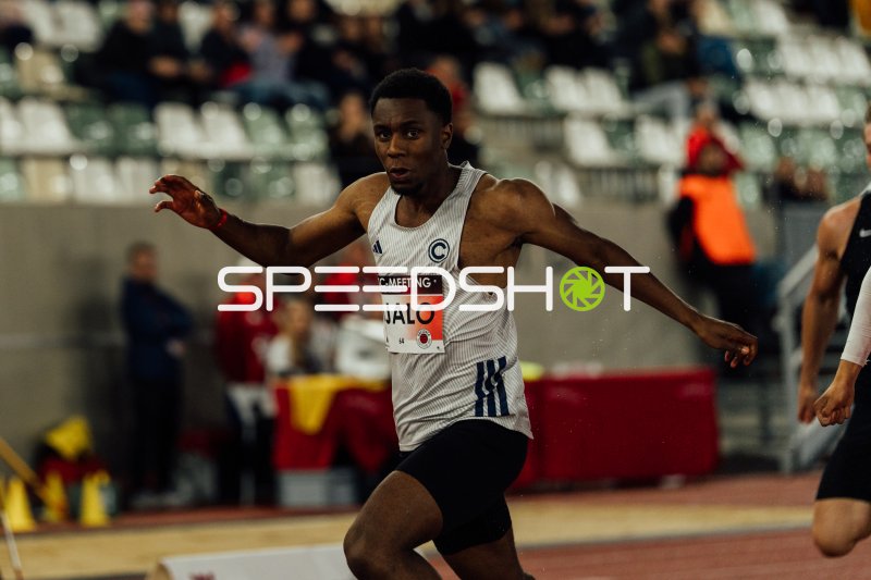 Djalo Corca Bela beim Sprint im Heinz-Steyer-Stadion Dresden