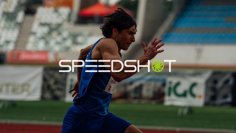 Sprinter beim Sprint im Heinz-Steyer-Stadion Dresden