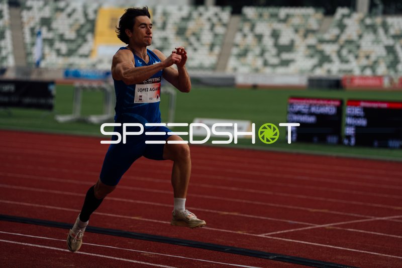 Lopez Agardi Christian (#113) beim Sprint im Heinz-Steyer-Stadion Dresden