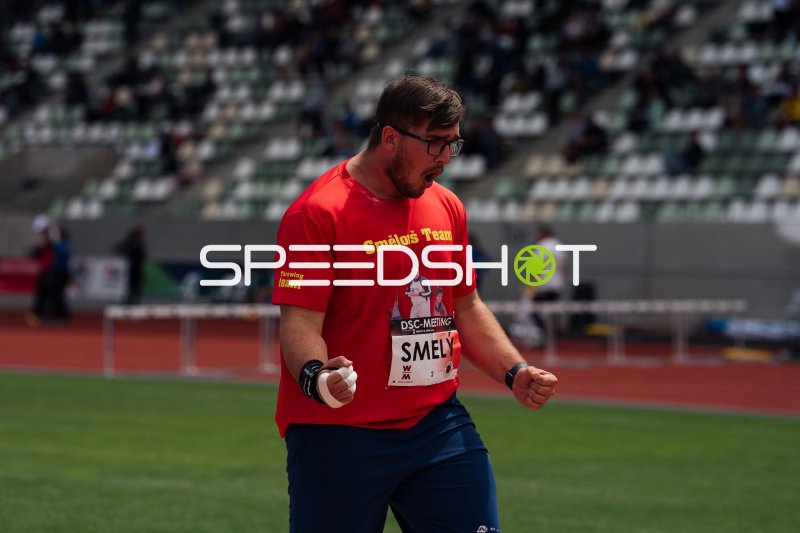 Athlet SMELY beim DSC-Meeting im Heinz-Steyer-Stadion Dresden