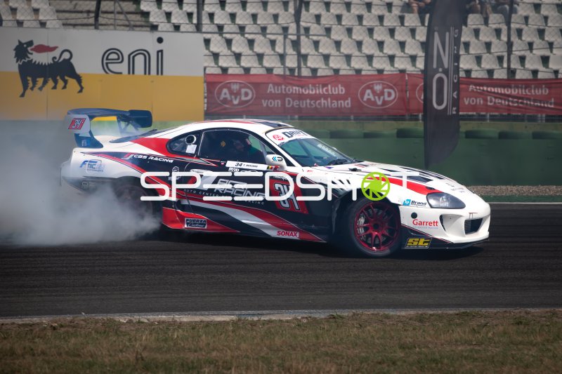 Toyota Supra #34 von Tom Rekoms (ACR Racing) beim Drift