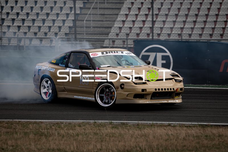 Nissan S13 #169 von Ali Asan (Asan Motorsport) driftet am Hockenheimring