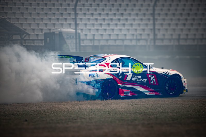 Drift-Action: ACR Racing #34 mit massivem Reifenrauch am Hockenheimring
