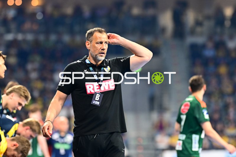 Maik Machulla (Co-Trainer; Rhein Neckar Löwen) an der Seitenlinie
