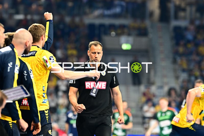 Maik Machulla (Co-Trainer; Rhein Neckar Löwen) an der Seitenlinie