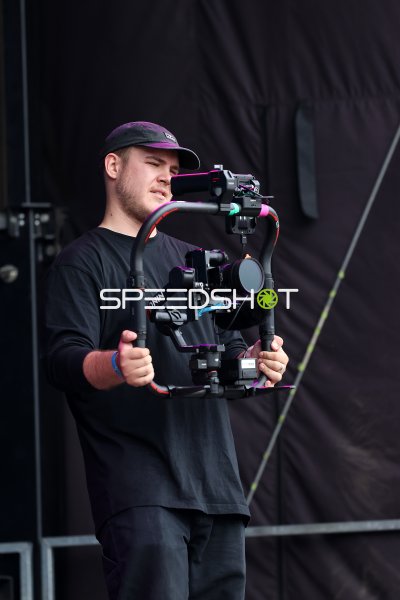 Kameramann mit DJI Ronin Gimbal beim Malle-Festival Rietberg