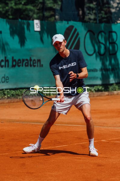 Fynn Sieckmann bei den Sächsischen Tennis Landesmeisterschaften