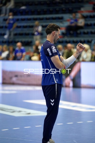 Teitur Einarsson (#14; VfL Gummersbach) auf dem Spielfeld