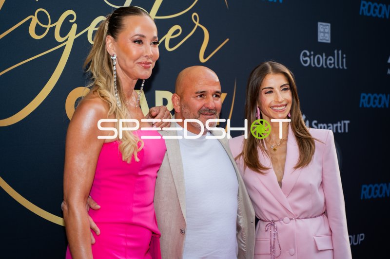 Cathy Hummels, Serdar Topcu und Sylvia Walker beim All-Together