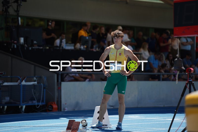 Matas Garčinskas (#239; Lithuania) vor dem Start beim 40H