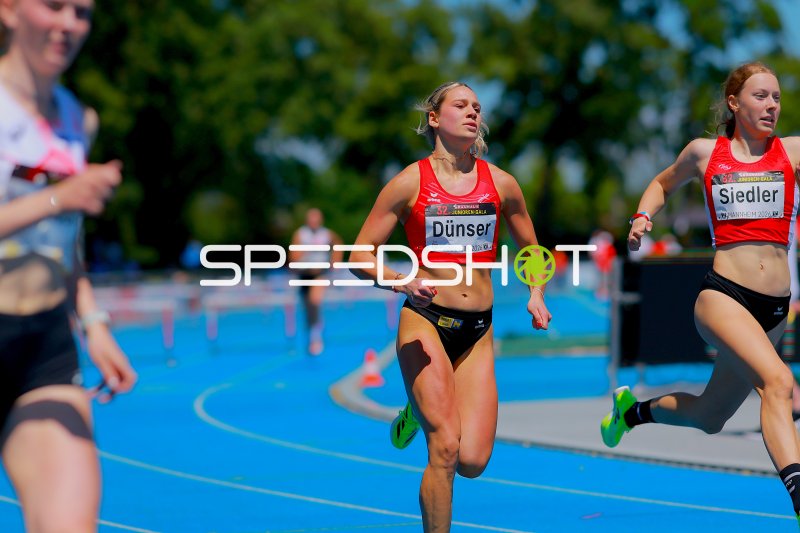 Klara Dünser (#364) beim Sprint bei der 32. Bauhaus Junioren-Gala Mannheim
