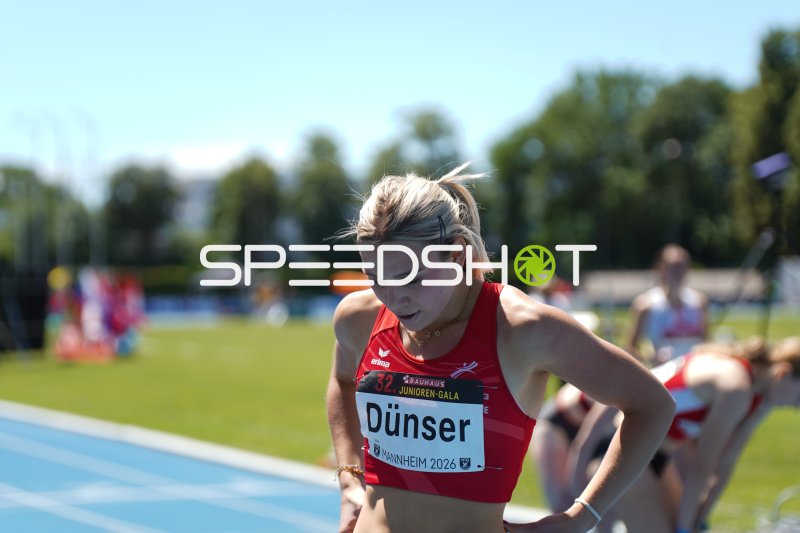Klara Dünser (#364) bei der 32. Bauhaus Junioren-Gala Mannheim 2026