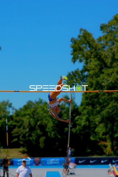 Stabhochsprung im Michael-Hoffmann-Stadion Mannheim
