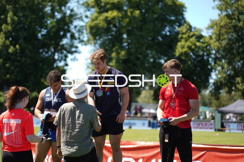 Siegerehrung bei der Leichtathletik im Michael-Hoffmann-Stadion Mannheim