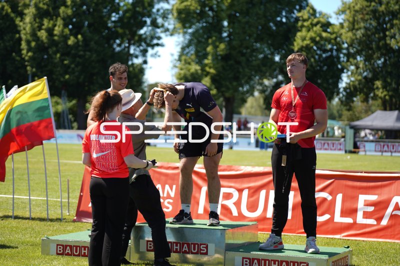 Siegerehrung bei Leichtathletik-Wettkampf im Michael-Hoffmann-Stadion Mannheim