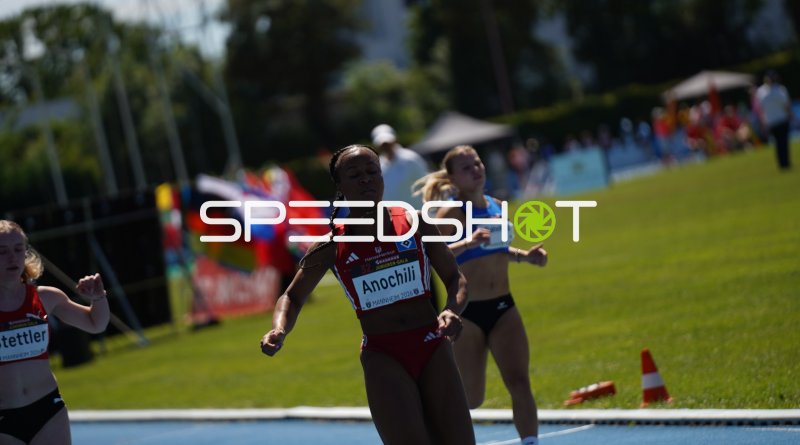 Anochili Lena beim Sprint im Michael-Hoffmann-Stadion Mannheim