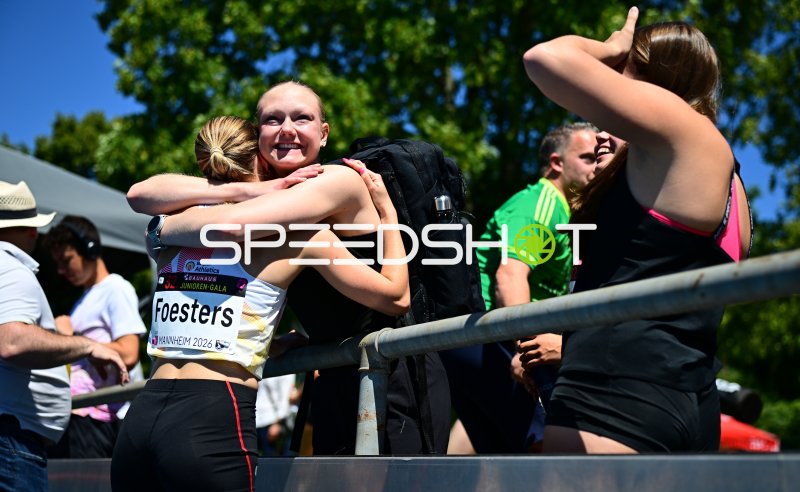 Lore Foesters (#105) bei der Bauhaus Junioren-Gala in Mannheim