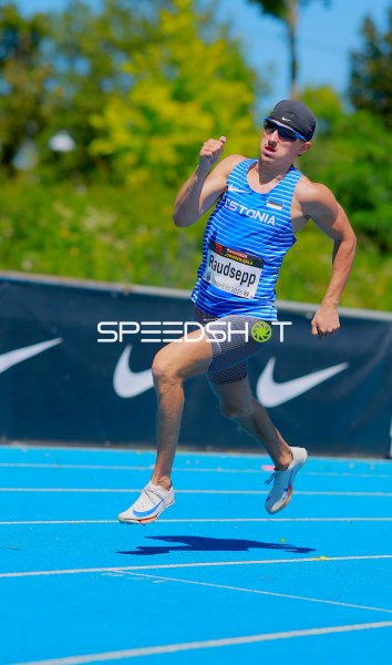 Ervin Markus Raudsepp (#150) beim 400m-Lauf in Mannheim
