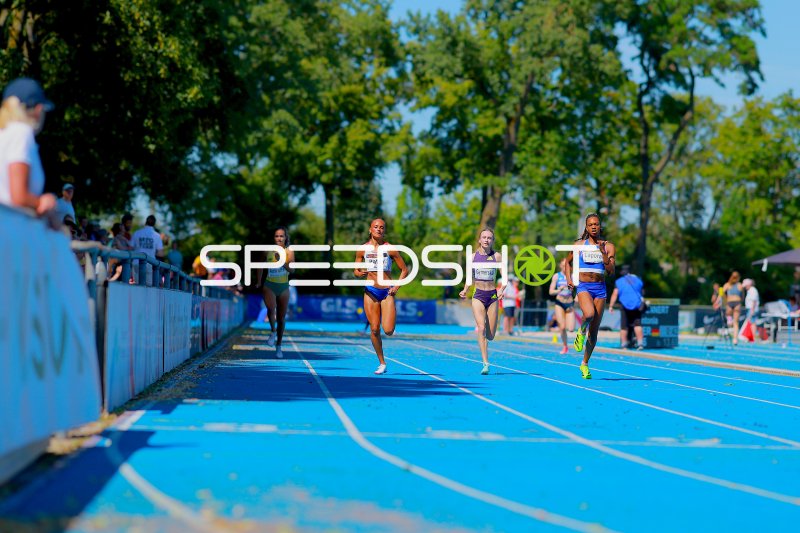 Lilje Lopes Patey und Lenka Gymerská im 400m-Lauf im Michael-Hoffmann-Stadion