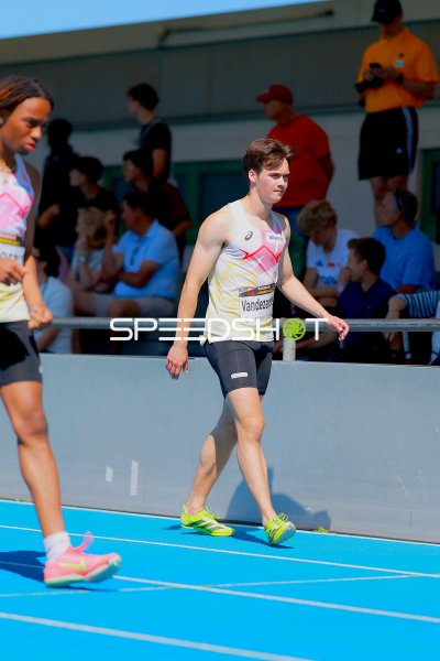 Rune Vandezande (#131) beim Mannheim Juniors Gala Leichtathletik-Meeting