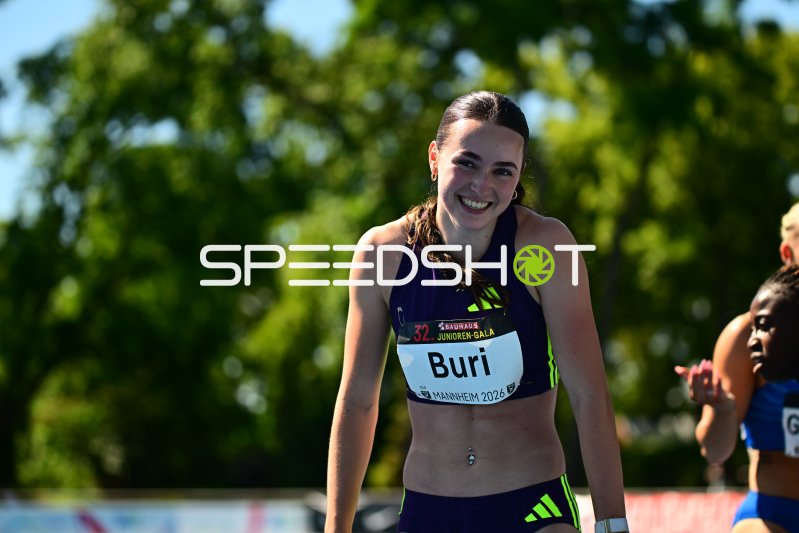 Xenia Buri (#310) bei der BAUHAUS Junioren-Gala Mannheim 2026
