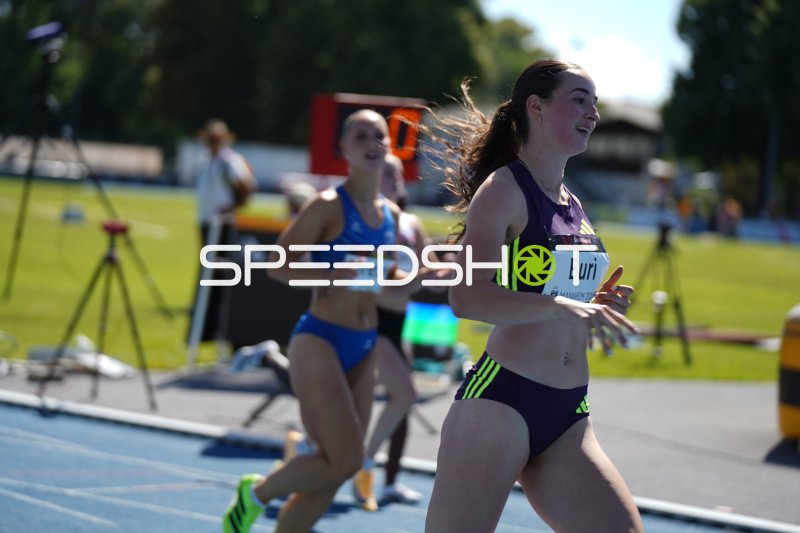 Xenia Buri (#310) beim Laufwettbewerb im Michael-Hoffmann-Stadion Mannheim