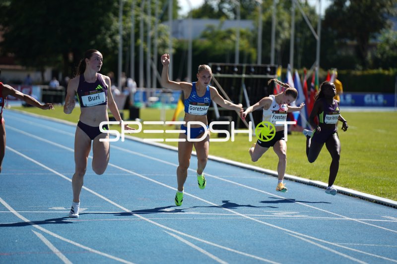Emma Goretzka beim Sprint-Finale im Michael-Hoffmann-Stadion Mannheim