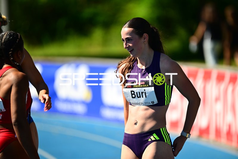 Xenia Buri (#310) bei der Bauhaus Junioren-Gala in Mannheim