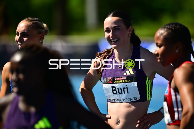 Xenia Buri (#310) bei der BAUHAUS Junioren-Gala Mannheim 2026