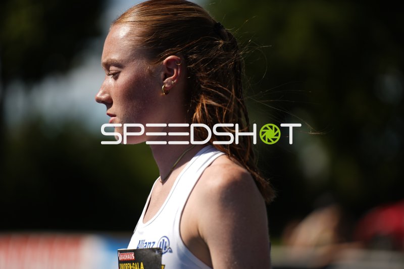 Athletin bei der BAUHAUS Junioren-Gala in Mannheim