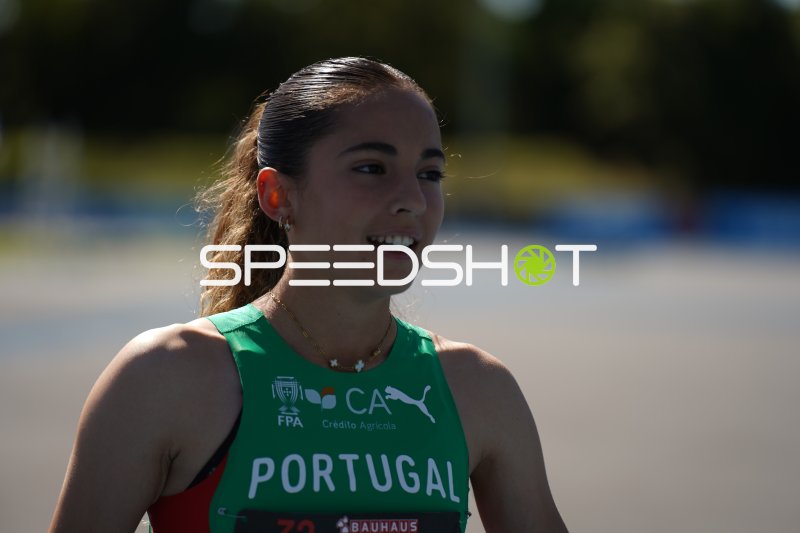 Mariana Moreira (Portugal) beim Leichtathletik-Meeting in Mannheim