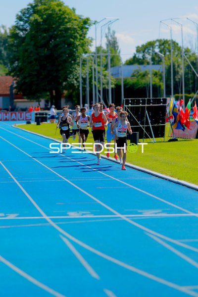 Theo Hielscher beim 800m-Lauf im Michael-Hoffmann-Stadion Mannheim