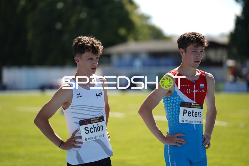 Bastian Schön (#1) und Louis Peters (#248) bei der 32. Bauhaus Junioren-Gala Mannheim