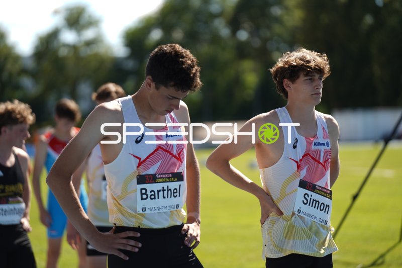Lucas Barthel und Noah Simon bei der 32. Bauhaus Junioren-Gala in Mannheim
