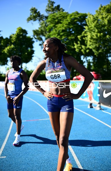 Athletin aus Great Britain bei der Junioren-Gala Mannheim 2026