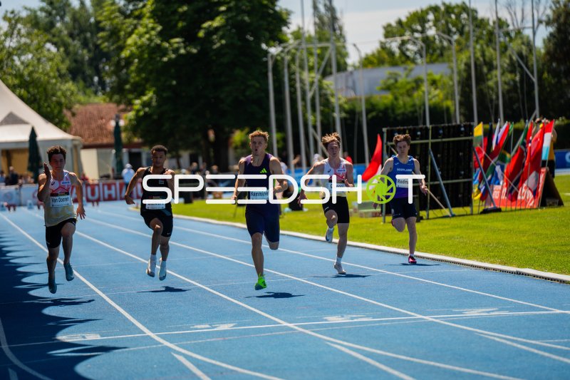 Jakob Kemminer und Sam Van Dooren im Sprint-Wettkampf in Mannheim