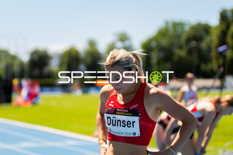 Klara Dünser (#364) bei der Bauhaus Junioren-Gala Mannheim 2026