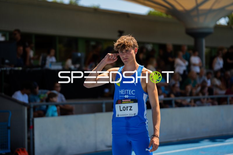 Johannes Lorz (#31) bei der Bauhaus Junioren-Gala in Mannheim