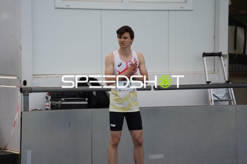 Belgischer Athlet bei der Bauhaus Junioren-Gala Mannheim 2026