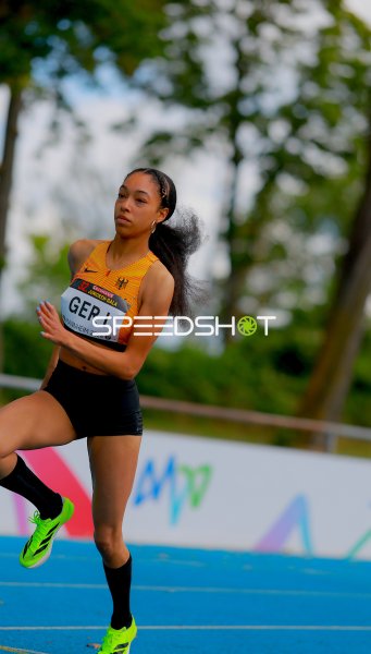 Liyana Barragan DE LUYZ beim Sprint für GER I in Mannheim