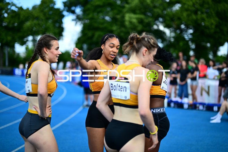 DE LUYZ Liyana Barragan (#24) bei der Leichtathletik in Mannheim
