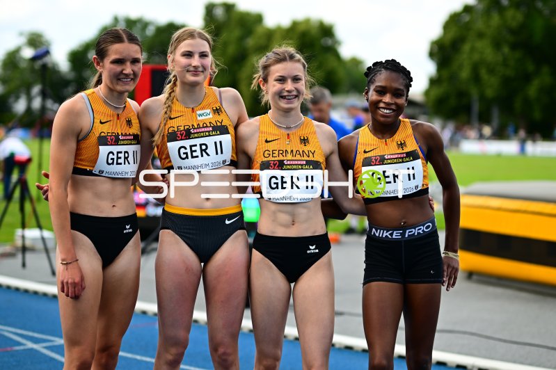 Wübben Mieke, Bolten Amke und Pöppelmann Lynn bei der 32. Junioren-Gala Mannheim