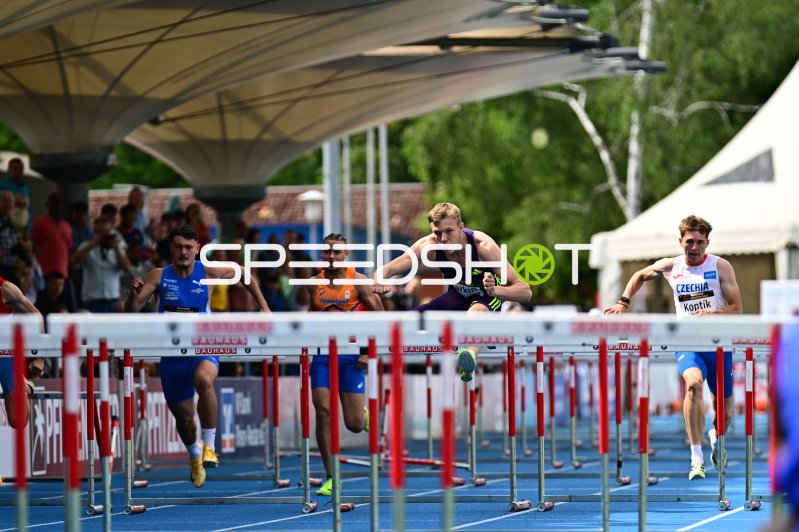110m-Hürden im Michael-Hoffmann-Stadion Mannheim mit Lukáš Koptík (#361)