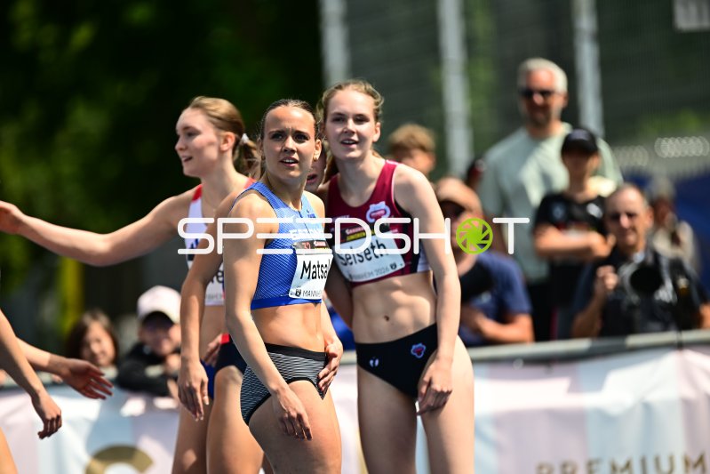 Pia Lauren Matsalu (#148) beim Start im Michael-Hoffmann-Stadion Mannheim