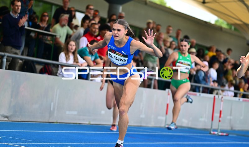 Shira Kurzawa (#431) im Sprint beim 32. Mannheimer Junioren-Gala