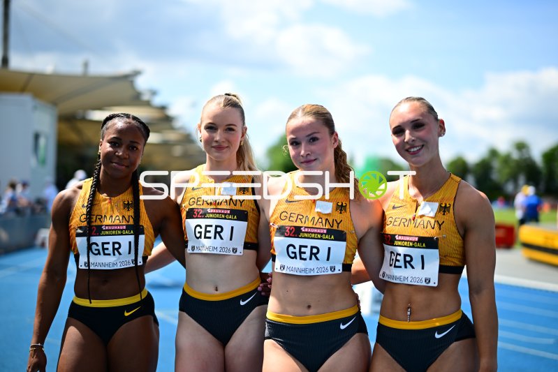 Anochili Lena, Böcker Anne und Goretzka Emma bei der 32. Bauhaus Junioren-Gala Mannheim 2026