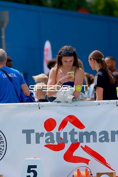 Zuschauer am Rand beim Leichtathletik-Meeting in Mannheim
