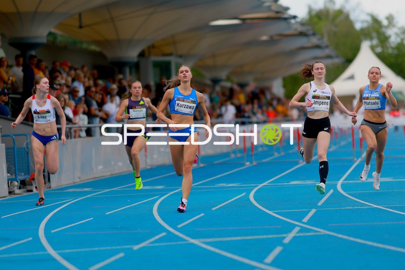 Shira Kurzawa und Pia Lauren Matsalu im 100m-Hürden-Finale in Mannheim
