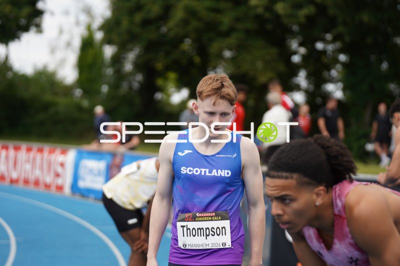 Ben Thompson (Scotland) bei der 32. BAUHAUS Junioren-Gala Mannheim 2026