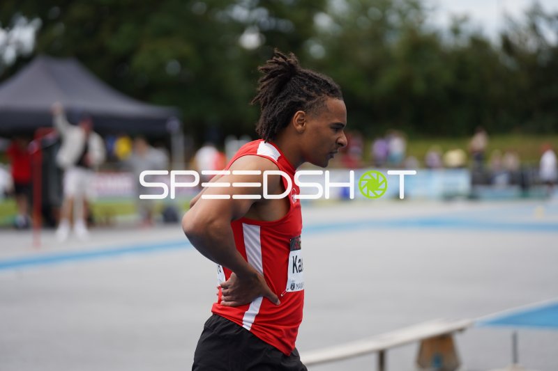 Athlet beim Leichtathletik-Meeting im Michael-Hoffmann-Stadion Mannheim